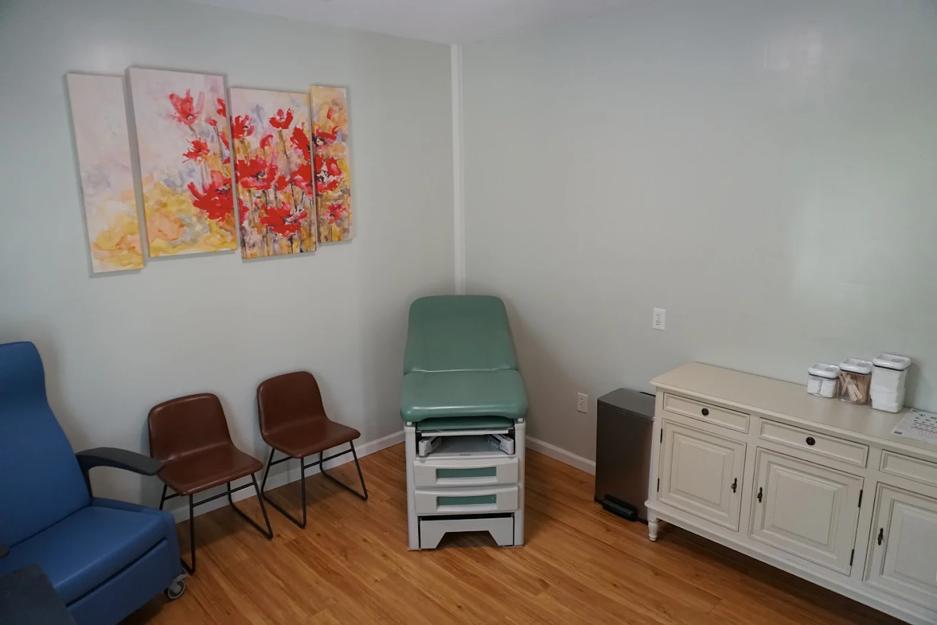 Clinic exam room